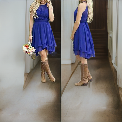 S&Dco Cowgirl Bridesmaid Dress for Rustic Wedding