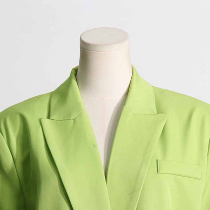 Women's Coat Spliced Tassel Slimming Suit Jacket