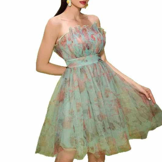 Tulle Strapless Short Homecoming Dress – Sweet & Flirty Party Dress for School Dance