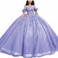 Lace Quinceanera Dresses Puffy off Shoulder Sweet 15 16 Dresses Tulle Ball Gown