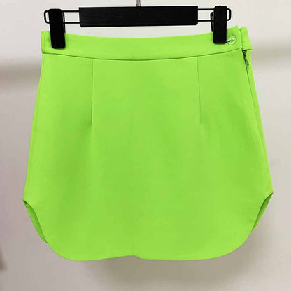 Hollow Out Mini Skirt for Ladies