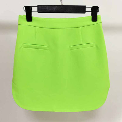 Hollow Out Mini Skirt for Ladies