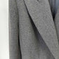 Women's Bow detail Wollen Coat Grey