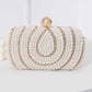 Evening Clutch Bag Pearl Beaded Purses Party Handbag