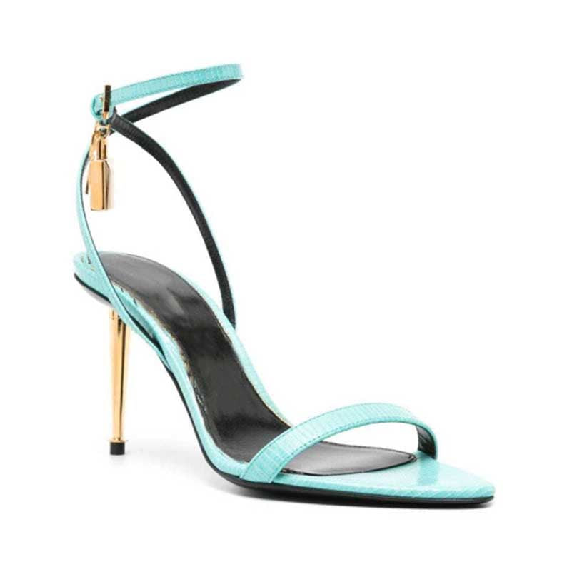 Women's Open Toe Ankle Strap Sandals High Heeled Pumps