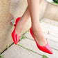 Women's Pointed Toe Pumps Kitten Heels Shoes