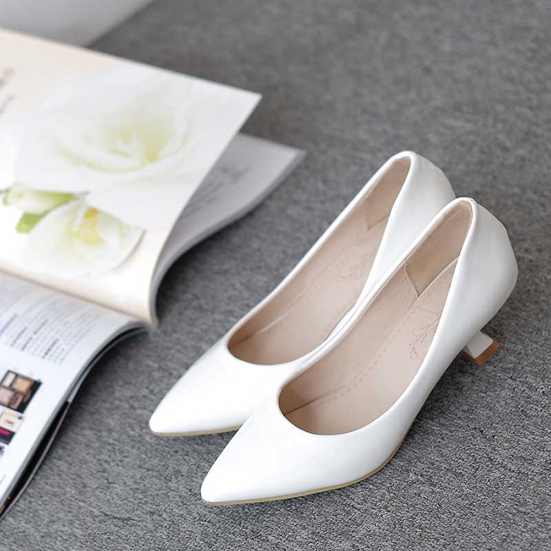 Women's Pointed Toe Pumps Kitten Heels Shoes