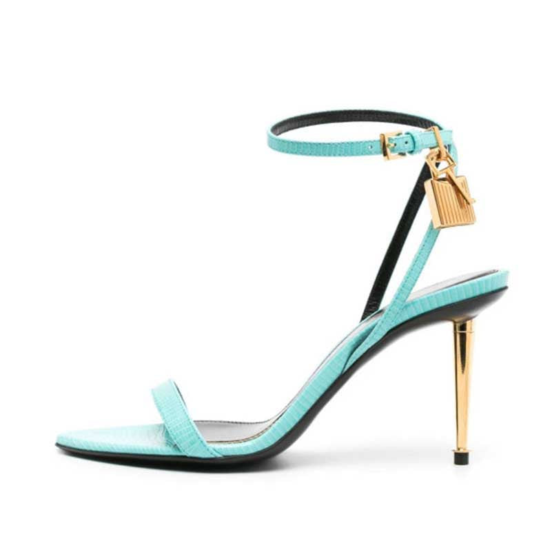 Women's Open Toe Ankle Strap Sandals High Heeled Pumps