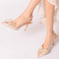 Womens Slingback Heels Bridal Party Pumps Formal Dress Shoes