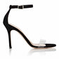 Clear Straps Heels With Ankle Strap Sexy Stiletto Dress Shoes