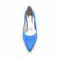 Satin Low Heels Slip-On Pumps Closed Toe Party Shoes