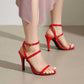 Women's High Heeled Sandals Open Toe Dress Ankle Strap Heels