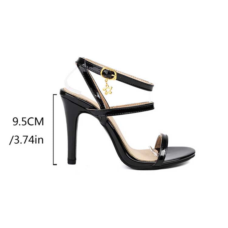 Women's High Heeled Sandals Open Toe Dress Ankle Strap Heels