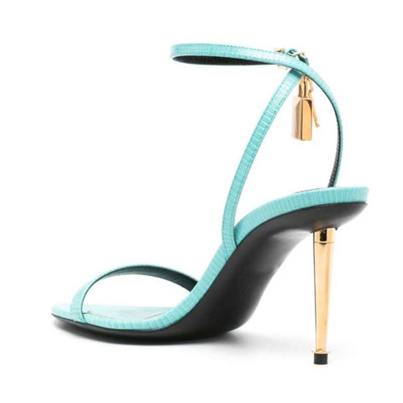 Women's Open Toe Ankle Strap Sandals High Heeled Pumps