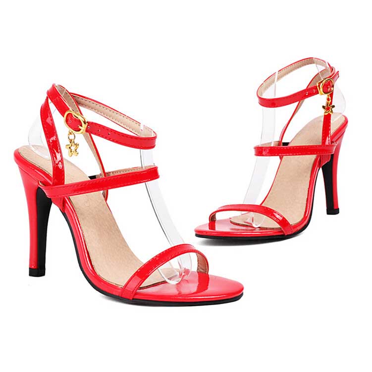 Women's High Heeled Sandals Open Toe Dress Ankle Strap Heels