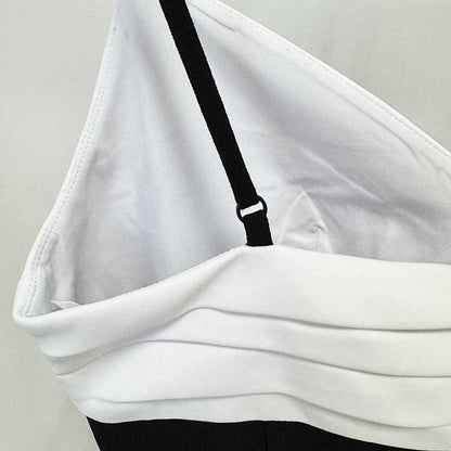 Spaghetti Straps Black Formal Dress High Split Cocktail Dress