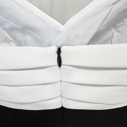 Spaghetti Straps Black Formal Dress High Split Cocktail Dress