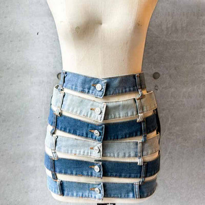 Hollow Out Mini Skirt for Ladies