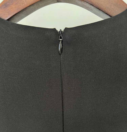 Long Sleeve Black Maxi Dress With Hollowout Design and Sequin