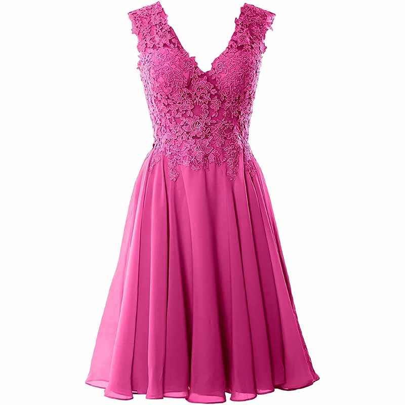 Chiffon Bridesmaid Dresses Elegant Lace Evening Prom Dress Homecoming Dresses