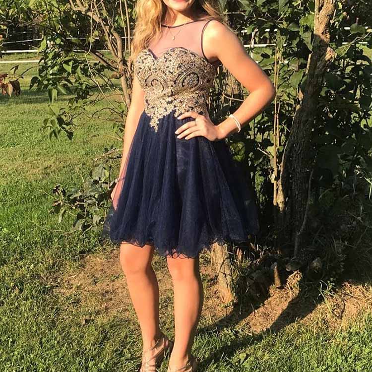 Women Gold Applique Homecoming Wedding Party Guest Dresses Gala Party SD Dresscode & Fashiontrends Women Gold Applique Homecoming Wedding Party Guest Dresses Gala Party SD Dresscode & Fashiontrends