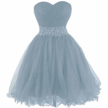 Women Short Prom Dresses Tutu Homecoming Dress A Line Tulle Party Cocktail Gown