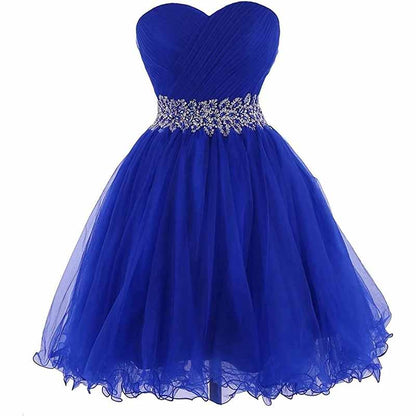 Women Short Prom Dresses Tutu Homecoming Dress A Line Tulle Party Cocktail Gown