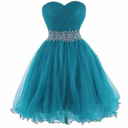 Women Short Prom Dresses Tutu Homecoming Dress A Line Tulle Party Cocktail Gown