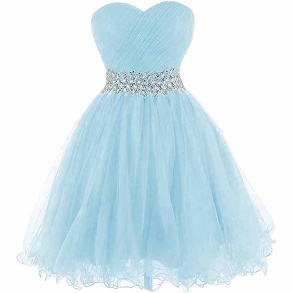 Women Short Prom Dresses Tutu Homecoming Dress A Line Tulle Party Cocktail Gown