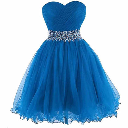 Women Short Prom Dresses Tutu Homecoming Dress A Line Tulle Party Cocktail Gown