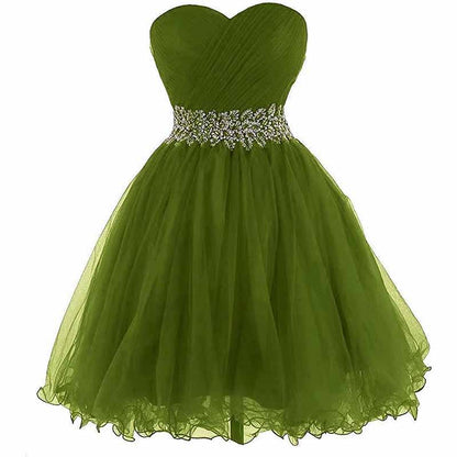 Women Short Prom Dresses Tutu Homecoming Dress A Line Tulle Party Cocktail Gown
