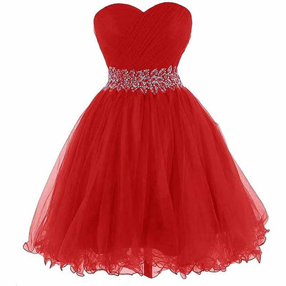 Women Short Prom Dresses Tutu Homecoming Dress A Line Tulle Party Cocktail Gown