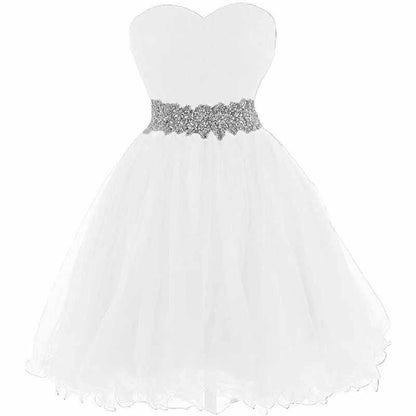 Women Short Prom Dresses Tutu Homecoming Dress A Line Tulle Party Cocktail Gown