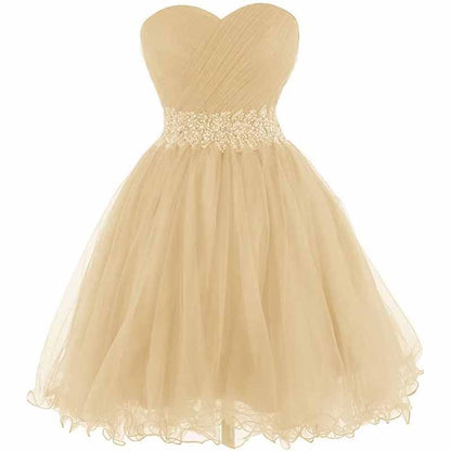 Women Short Prom Dresses Tutu Homecoming Dress A Line Tulle Party Cocktail Gown