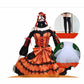 Red and Black Court Princess Dress Halloween Costume lolita Gothic Dress