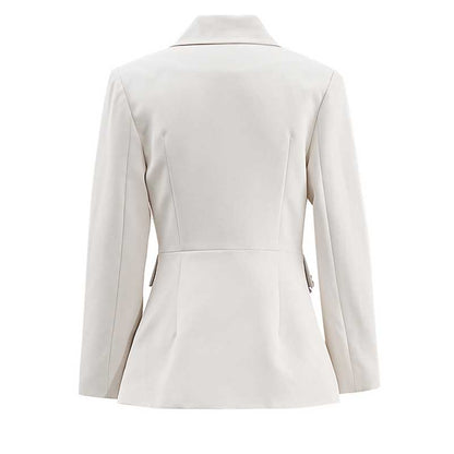 Back view of ivory flower detail pantsuit for women from SD Dresscode & Fashiontrends