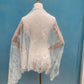 Wedding Cape Lace Hem Bridal Jackets Elegant Shawl