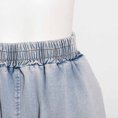 Women's Demin Pantsuit Tube Top & Jeans Set