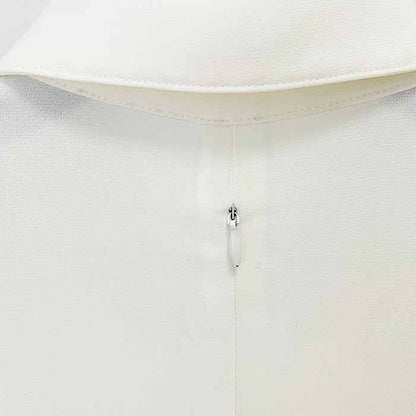 Women's White Embroidery Studded Jumpsuit