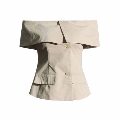 Women's Off-Shoulder Corset Top