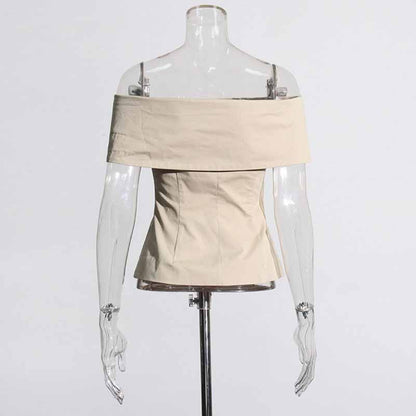 Women's Off-Shoulder Corset Top