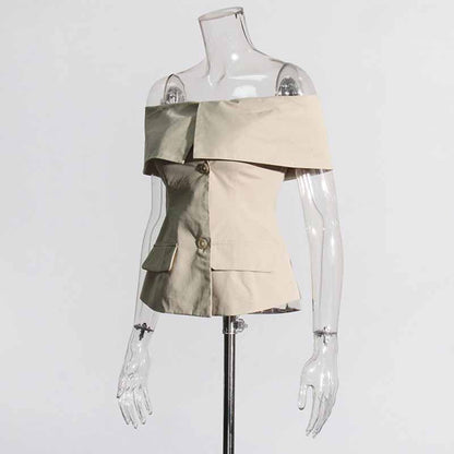 Women's Off-Shoulder Corset Top