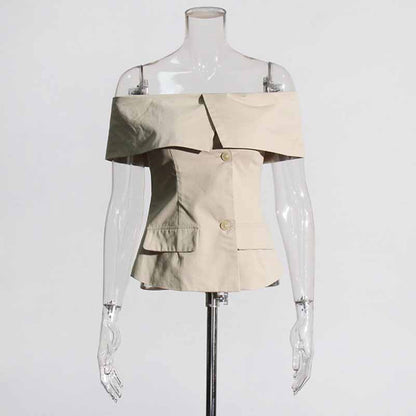 Women's Off-Shoulder Corset Top