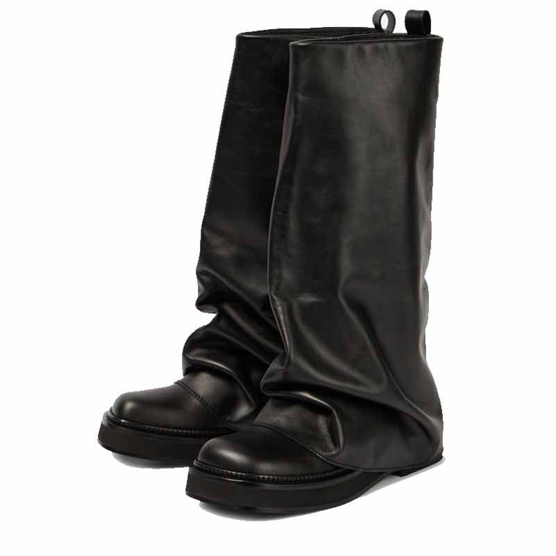 Women Knee-high Combat Boots