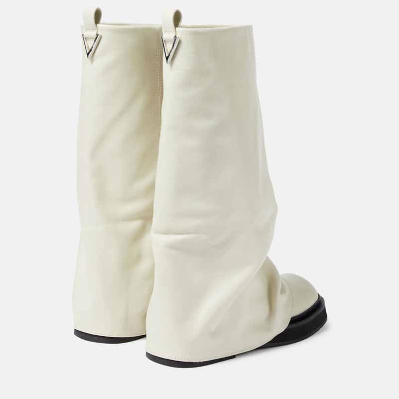 Women Knee-high Combat Boots