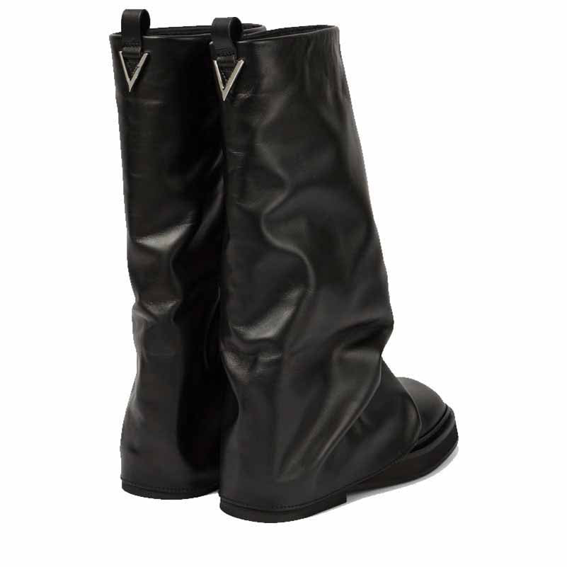 Women Knee-high Combat Boots