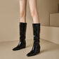 Women's Knee Boots With Wedge Heel