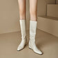 Women's Knee Boots With Wedge Heel