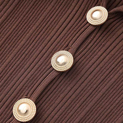 Knit Midi Dress for Women | Casual Long Sleeve Bodycon Dress