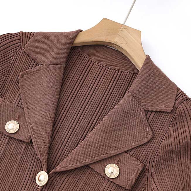 Knit Midi Dress for Women | Casual Long Sleeve Bodycon Dress